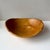 Brown Artisan-Made Oval Cherry Wood Bowl Hand Turned Live Edge Signed Andrew Pearce Rustic Sculptural Decor For Sale - Image 8 of 11