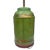 Green Late 19th Century Tole Tea Canister Table Lamp For Sale - Image 8 of 9