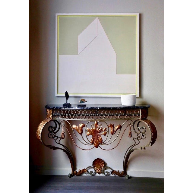 Vincent Van Den Meersch, Project III, Oil on Canvas, 1970s For Sale - Image 4 of 5