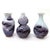 Purple Chinese Jun Style Fine Porcelain Vases - Set of 3 For Sale - Image 8 of 11