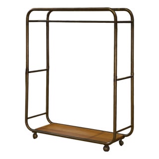 Industrial Hotel Clothes Rack, 1950s For Sale