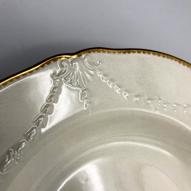19th Century Antique Minton Ironstone Rimmed Bowls - Set of 8 For Sale - Image 9 of 13
