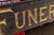 Antique Hand-Carved "Bookhout Funeral Home" Painted Wood Sign For Sale - Image 13 of 15