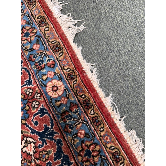7ft 1in × 11ft 7in Iranian Bakhtiari Tree of Life Hand Woven Area Rug, Circa 1960's For Sale - Image 12 of 13