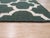 Contemporary 9x12 Green Flat Weave Wool Lattice Trellis Geometric Modern Carpet Rug For Sale - Image 3 of 6