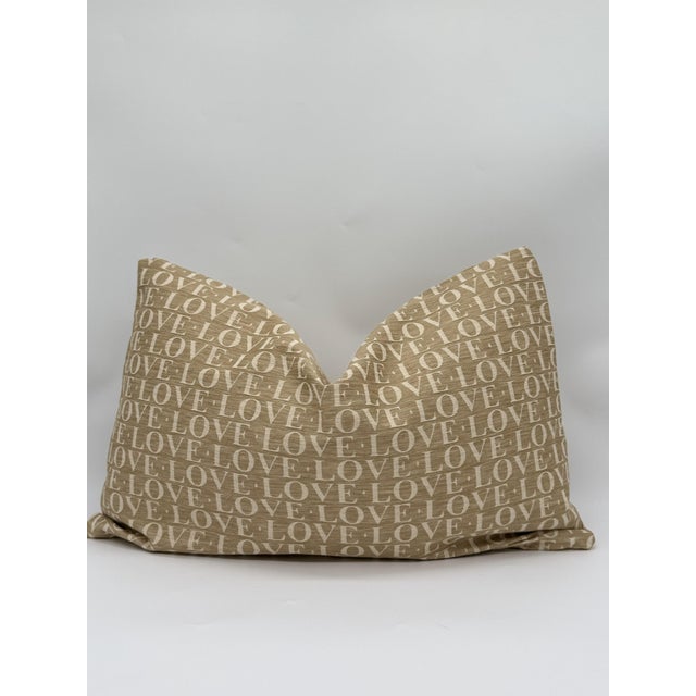 2020s Schumacher a Love Supreme Decorative Throw Pillow Cover For Sale - Image 5 of 7