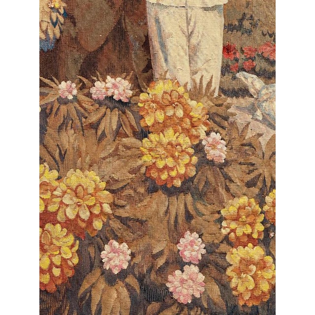 Antique French Silk Beauvais Tapestry by Georges Leroux, 1930s For Sale - Image 18 of 18