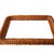 Brown Mid-Century Modern Rectangular Wall Mirror with Rattan Frames, Italy, 1960s For Sale - Image 8 of 13