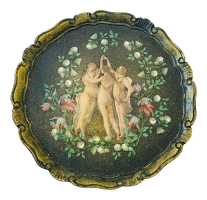 1980s Decoupage of the Three Graces