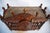 Brown Antique Cherry Carved Provençal Bread Pannetière Shelf For Sale - Image 8 of 18