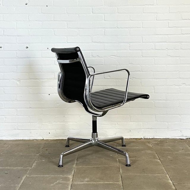 Vitra EA 108 Black Design Chair by Charles & Ray Eames For Sale - Image 5 of 9
