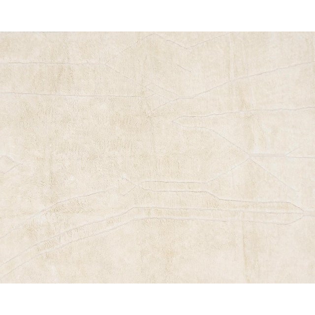 Hand-Knotted Wool Rug by Azele Studio For Sale - Image 6 of 10