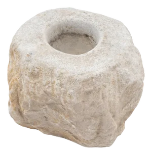 Chinese Raw Stone Mortar, c. 1900