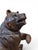 Antique Black Forest Carved Bear Inkwell with Glass Eyes and Original Glass, 1890 For Sale - Image 11 of 14