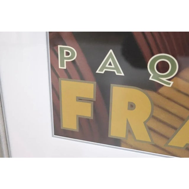 Poster Paquebot Promotion for the Transatlantic Liner, France, 1970s For Sale - Image 4 of 7