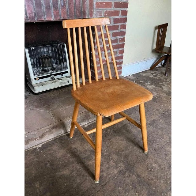 Wood Mid 20th Century Danish Side Chair For Sale - Image 7 of 11