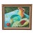 Vintage Still Life Vegetable Painting Framed For Sale