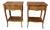 Louis XV Style Cherrywood Bedside Tables, 1920s, Set of 2 For Sale