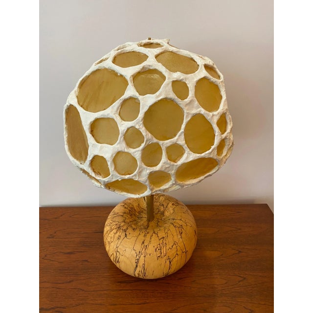 Contemporary Morchella Mushroom Lamp by Nate Hill For Sale - Image 3 of 11