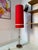 Red Glass and Chrome Floor Lamp from Fischer Leuchten For Sale - Image 3 of 11