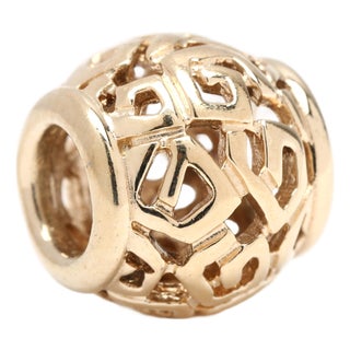 Pandora Amazing Charm, 14k Yellow Gold, Length 9.8 Mm For Sale