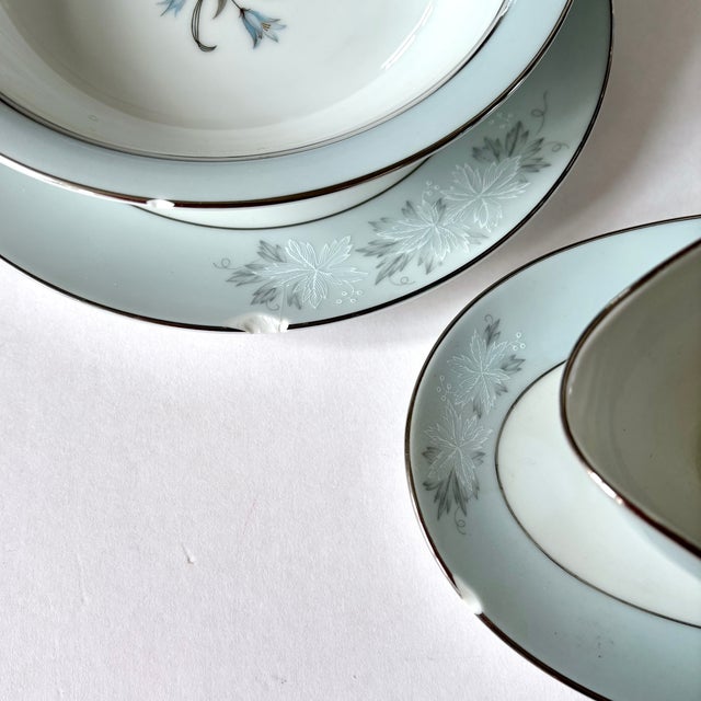 1960s Noritake Porcelain Dinnerware Service for 20 - 155 Pieces For Sale - Image 12 of 12