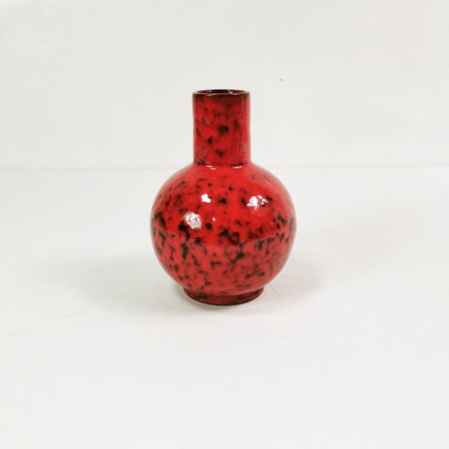 Black Modernist Ceramic Vase, Italy, 1960s For Sale - Image 8 of 9