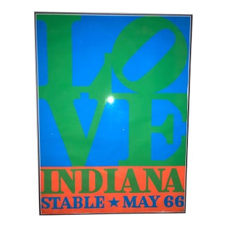 1960s Original Robert Indiana "Love" Poster For Sale
