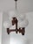 Mid-Century Modern Wood Glass Chandelier from Sijaj Hrastnik, Slovenia, 1970s For Sale - Image 6 of 18