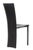 Vintage Set of 4 Pietro Costantini Tripod Black Italian Leather Dining Chairs For Sale - Image 4 of 11
