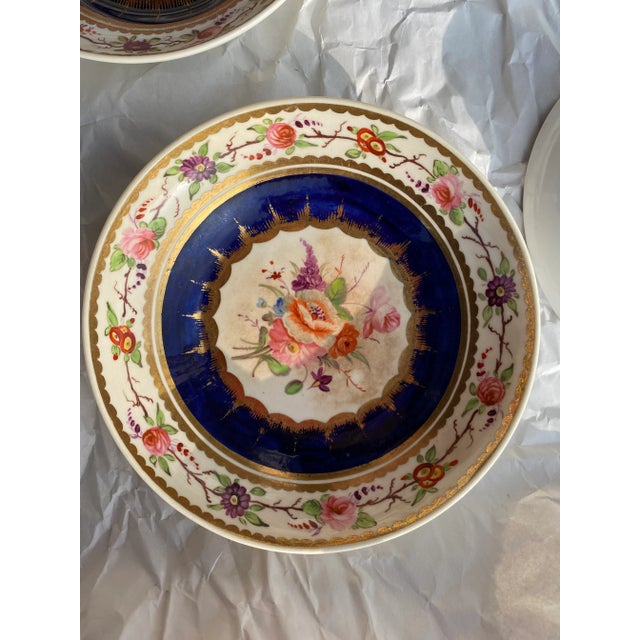 Early 19th Century English New Hall Regency Cup & Saucer Set- 17 Pieces For Sale - Image 11 of 12