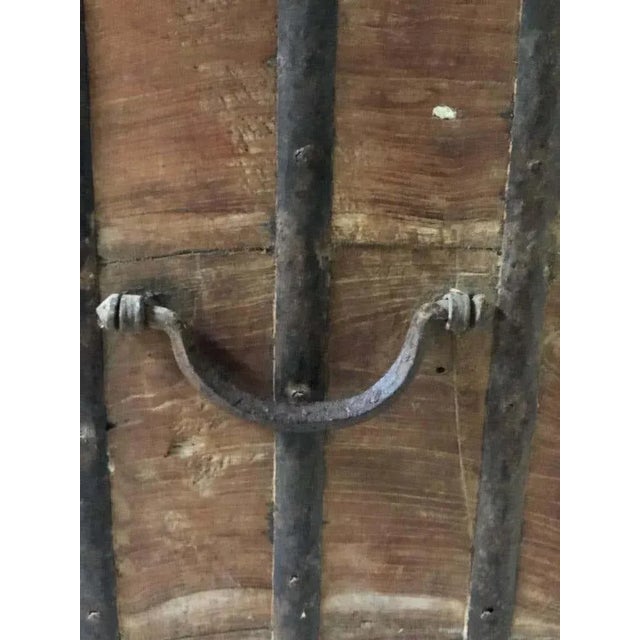 Gray 19th Century Indian Hardwood Travel Box For Sale - Image 8 of 9