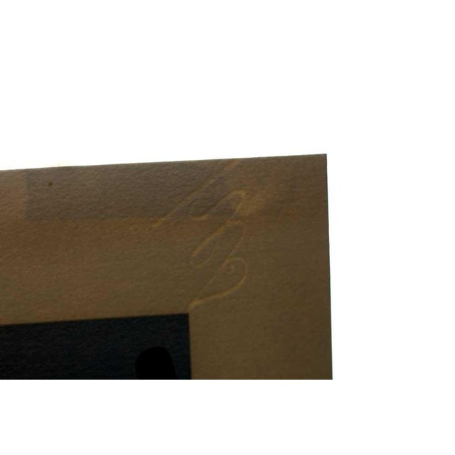 Jean Arp RARE Limited Edition Wood Engraving. Plate Size: 10,2 x 16,4cm. Frame Size: 14 x 16 1/2 in. Proofed by Kentfield:...