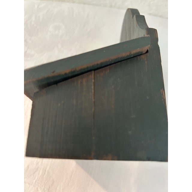 Wood Vintage Hanging Wood Shaker Salt Box For Sale - Image 7 of 8