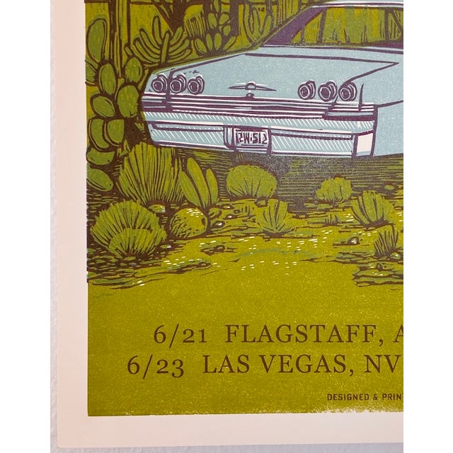 Capture a rare piece of modern Americana history. Up for sale is an authentic, limited-run tour lithograph poster from...