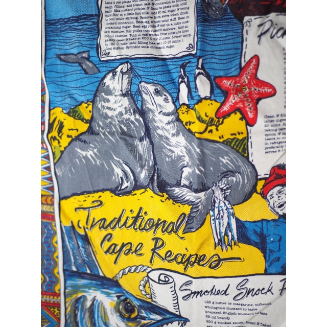 Textile Vintage Cape Town Kitchen Linen Traditional Recipes With Wax Pattern For Sale - Image 7 of 11