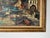 1960's Vintage Impressionist European Harbor Scene Oil on Canvas Painting, Signed For Sale - Image 4 of 12