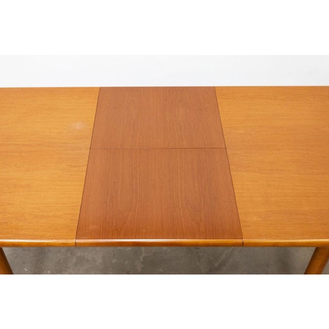 1970s Vintage Extendable Table in Beech, 1970s For Sale - Image 5 of 16