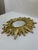 Late 20th Century Gold Gilded 12.5" Sunburst Wall Mirror For Sale - Image 4 of 18