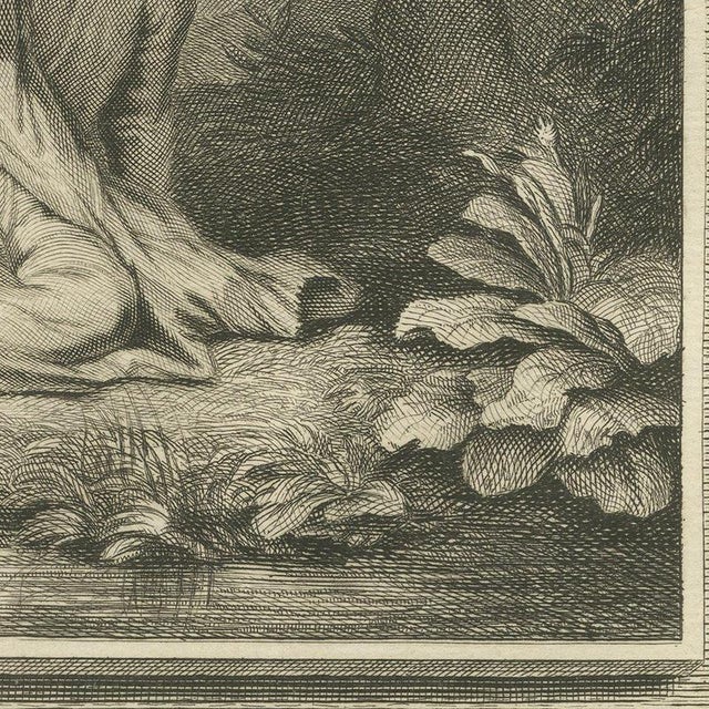 Pieter Mortier, Zimri Burns His Palace and Elijah Fed by the Ravens, Pieter 1700, Engraving For Sale - Image 6 of 12
