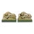 Antique Swiss Guard Bronze Lion Bookends Bookends c.1920 For Sale