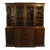 1950s Georgian Style Inlaid Breakfront, Attributed For Sale
