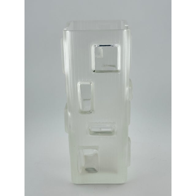 1970s Vintage MCM Op Art Vase For Sale - Image 5 of 12