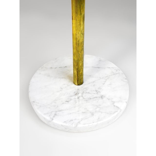 Mid Century Style Italian Brass and Marble Floor Lamp With Three Arms ...