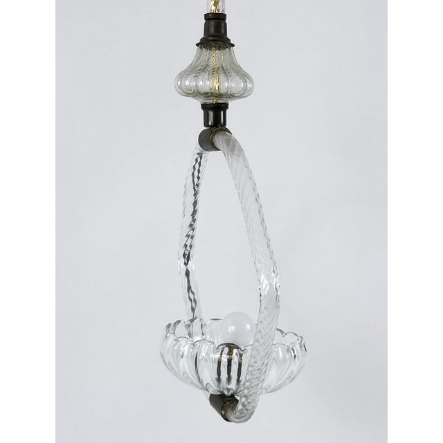 Mid-Century Pendant Lamp from Barovier & Toso, Italy, 1950s For Sale - Image 11 of 18