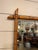 This is a French antique faux-bamboo wall mirror with a hand-carved wood frame. The frame is wood that has been shaped and...