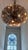 1950s Large Oval Glass and Brass Flower Chandelier attributed to Emil Stejnar for Rupert Nikoll, Austria, 1950s For Sale - Image 5 of 18