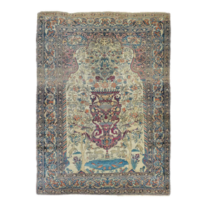 Antique Tehran Rug 4'4'' X 6'4''