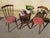 Mid-Century Modern Wood and Fabric Chairs, Set of 2 For Sale - Image 3 of 18