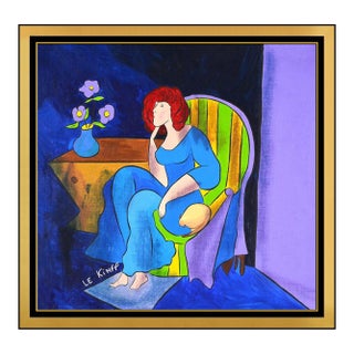 Late 20th Century Night Time Reflections, Linda Le Kinff For Sale